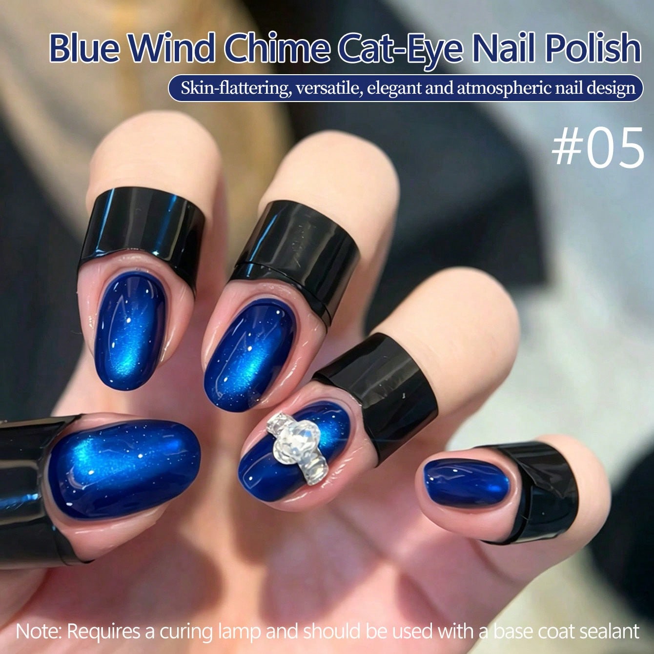 Nail Art Emerald Green - 1-5pcs2026NewDragon Fruit Cat Eye Gel Nail