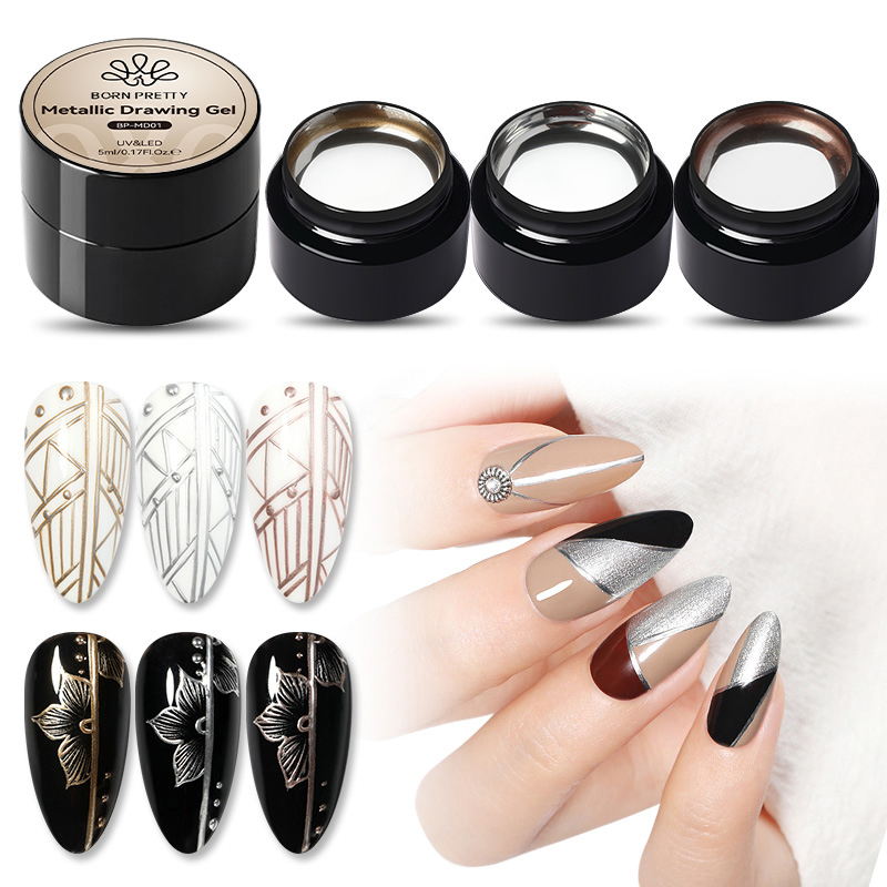 BORN PRETTY 5ML Super Silver M - Nail Art Chrome review and price