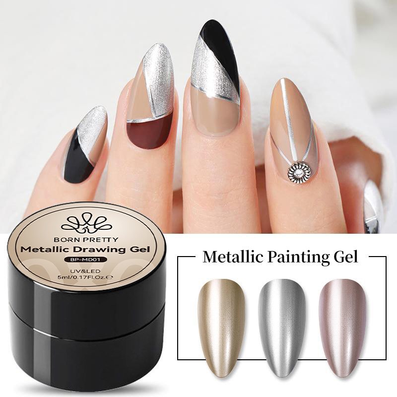 BORN PRETTY 5ML Super Silver M - Nail Art Chrome review and price