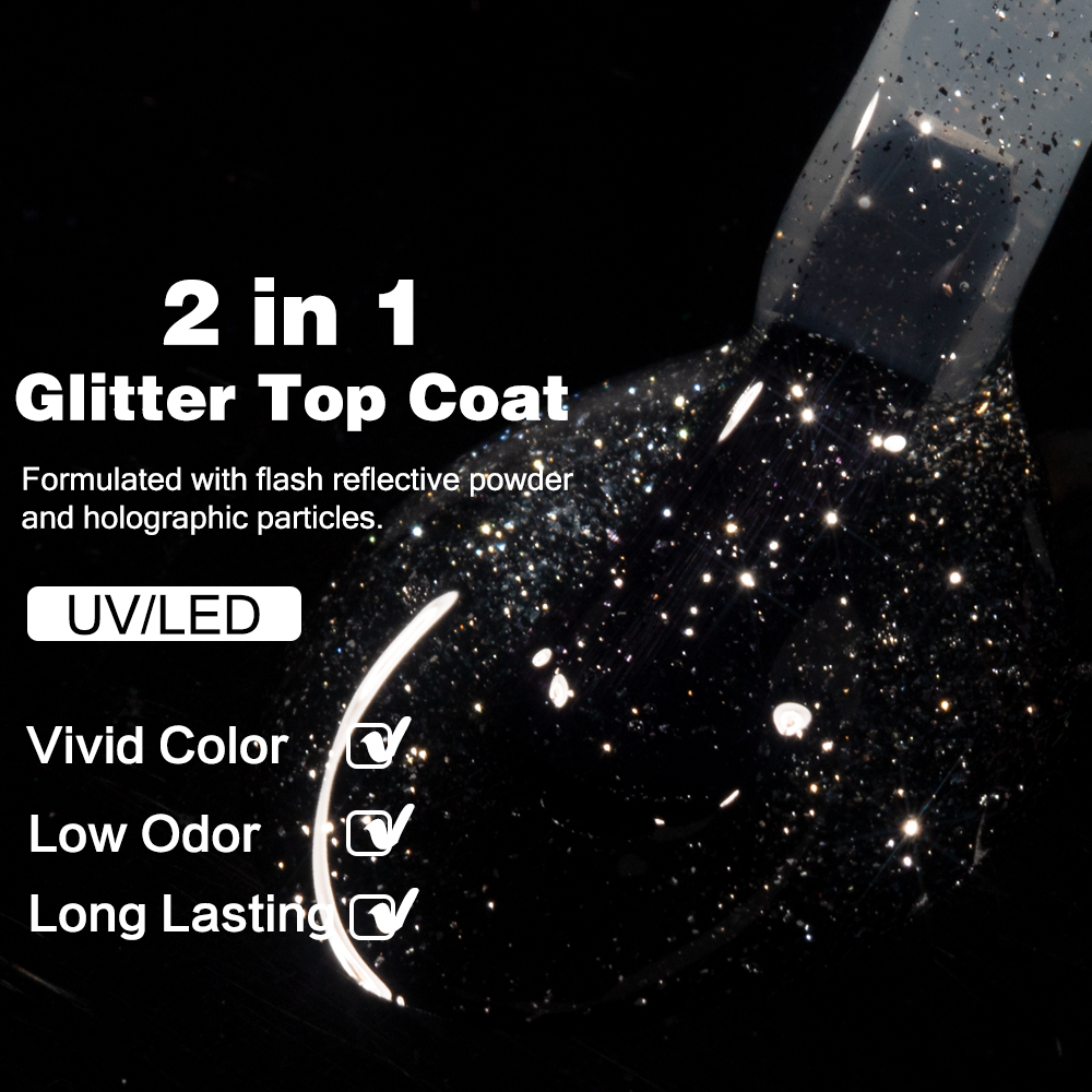 KODIES GEL Starlight Top Coat  - Nail Art Chrome review and price