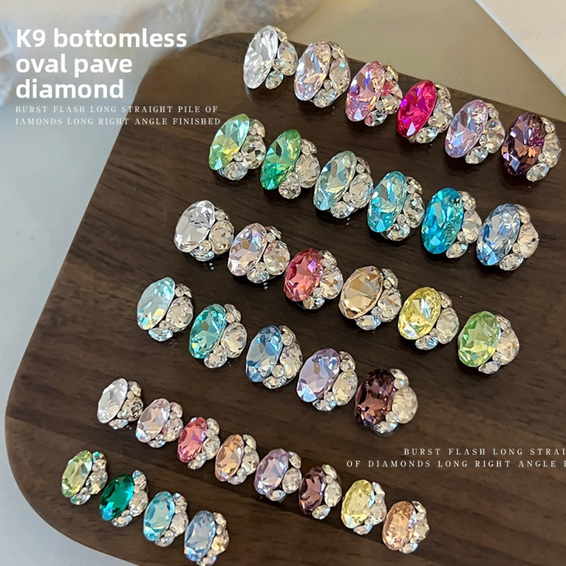 K9 Pigeon Egg Stacked Nail Rhi - Nail Art Emerald Green review and price