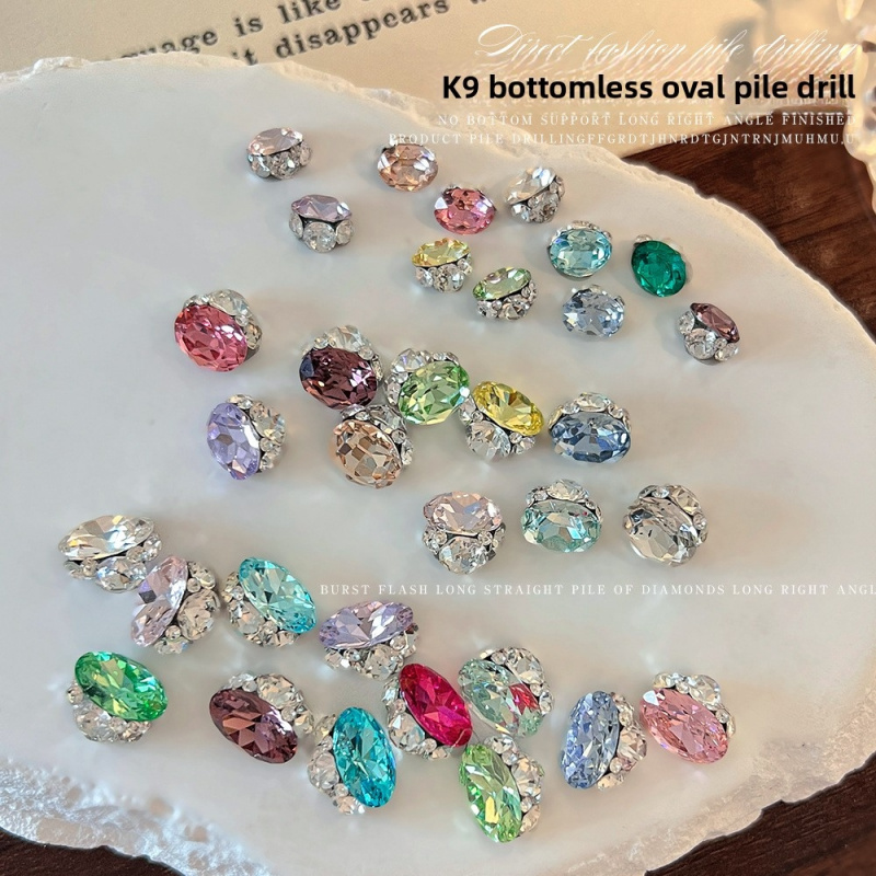 K9 Pigeon Egg Stacked Nail Rhi - Nail Art Emerald Green review and price