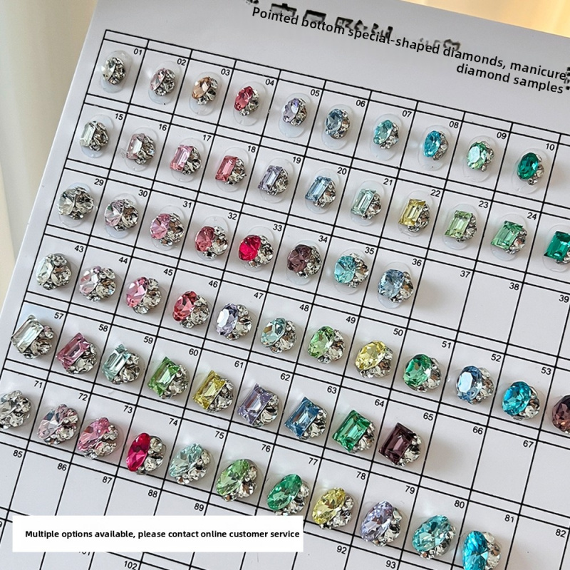 K9 Pigeon Egg Stacked Nail Rhi - Nail Art Emerald Green review and price