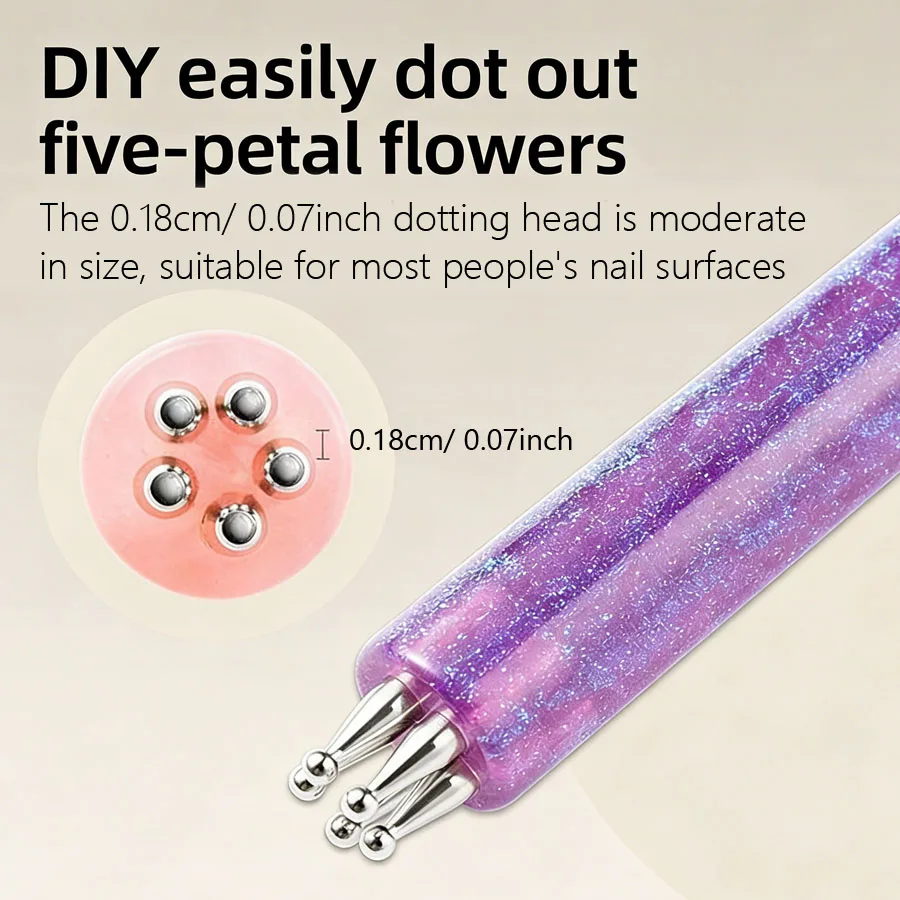 Nail Art Dotting Pen 5 Ball Ti - Nail Art One Stroke review and price