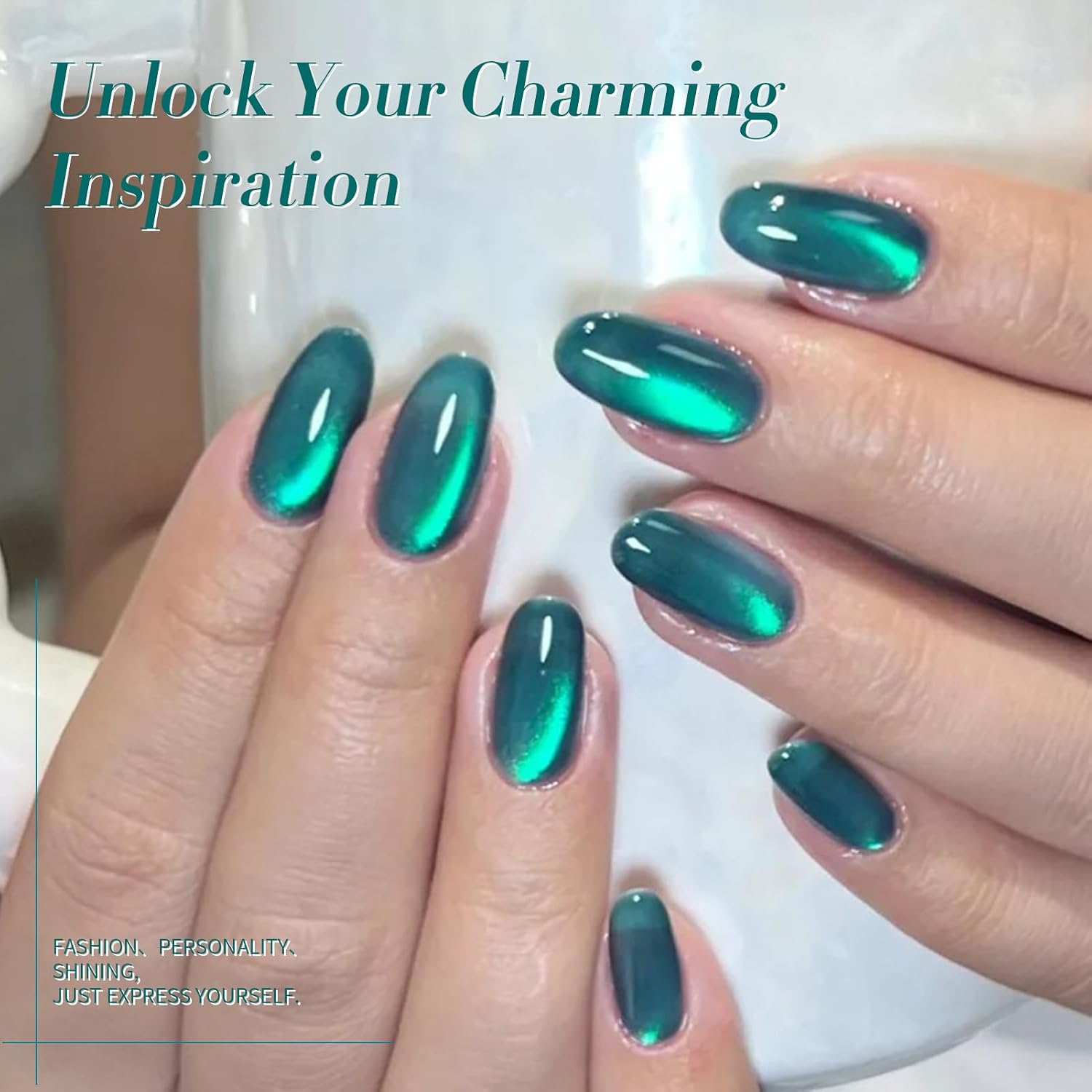 15ml Emerald Green Magnetic Ca - Nail Art Emerald Green review and price