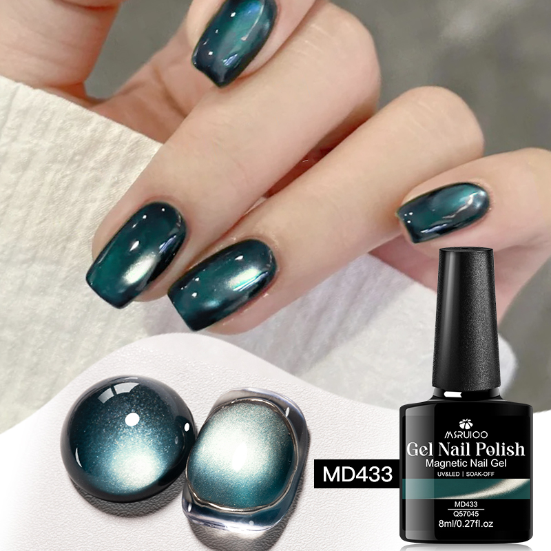 8ml Emerald Green Crystal Cat  - Nail Art Emerald Green review and price