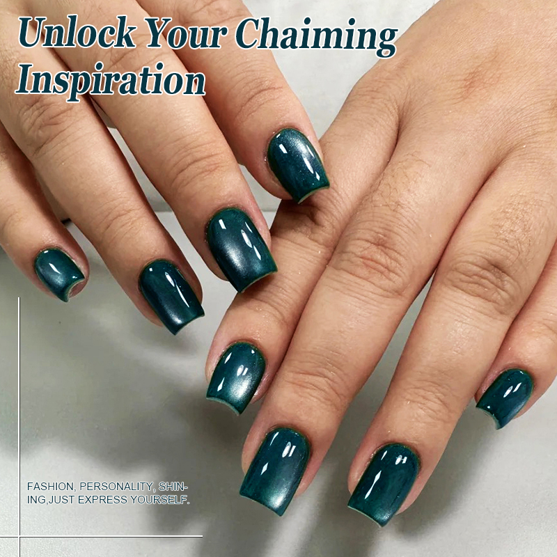 8ml Emerald Green Crystal Cat  - Nail Art Emerald Green review and price