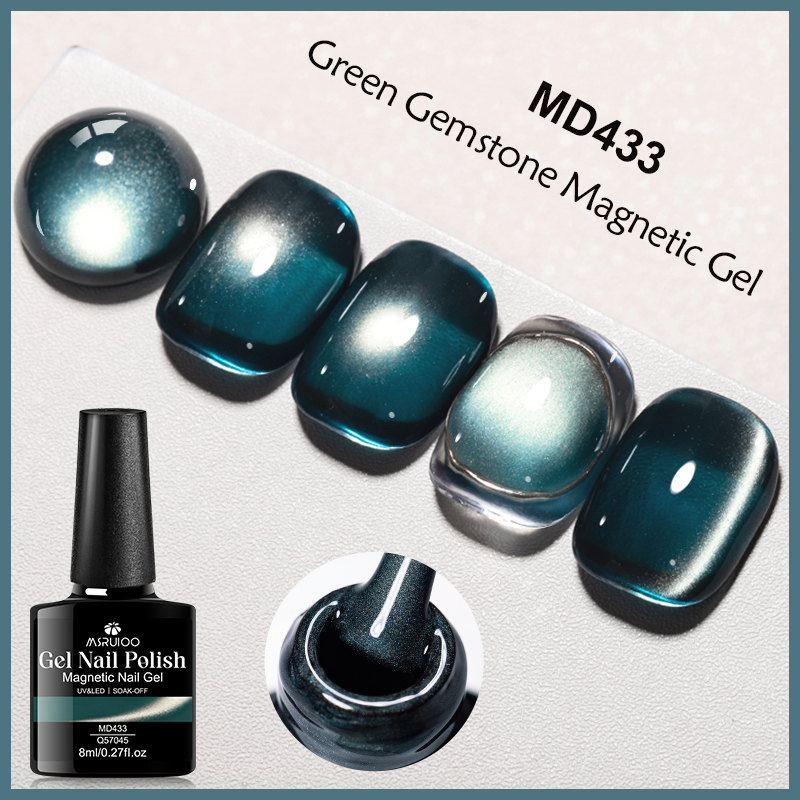 8ml Emerald Green Crystal Cat  - Nail Art Emerald Green review and price
