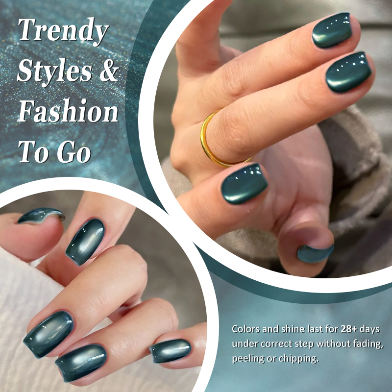 8ml Emerald Green Crystal Cat  - Nail Art Emerald Green review and price