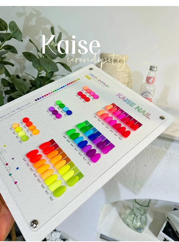 KAISE 22 colors Multicolor Nai - Nail Art Gel review and price
