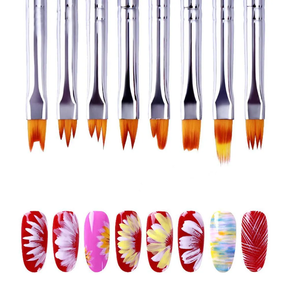 8-Piece Nail Art Brush Set – Z - Nail Art Zig Zag review and price