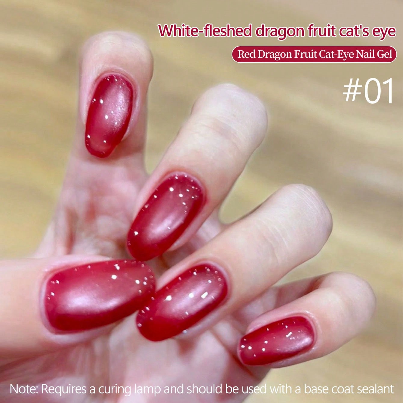 1-5pcs2026NewDragon Fruit Cat  - Nail Art Emerald Green review and price