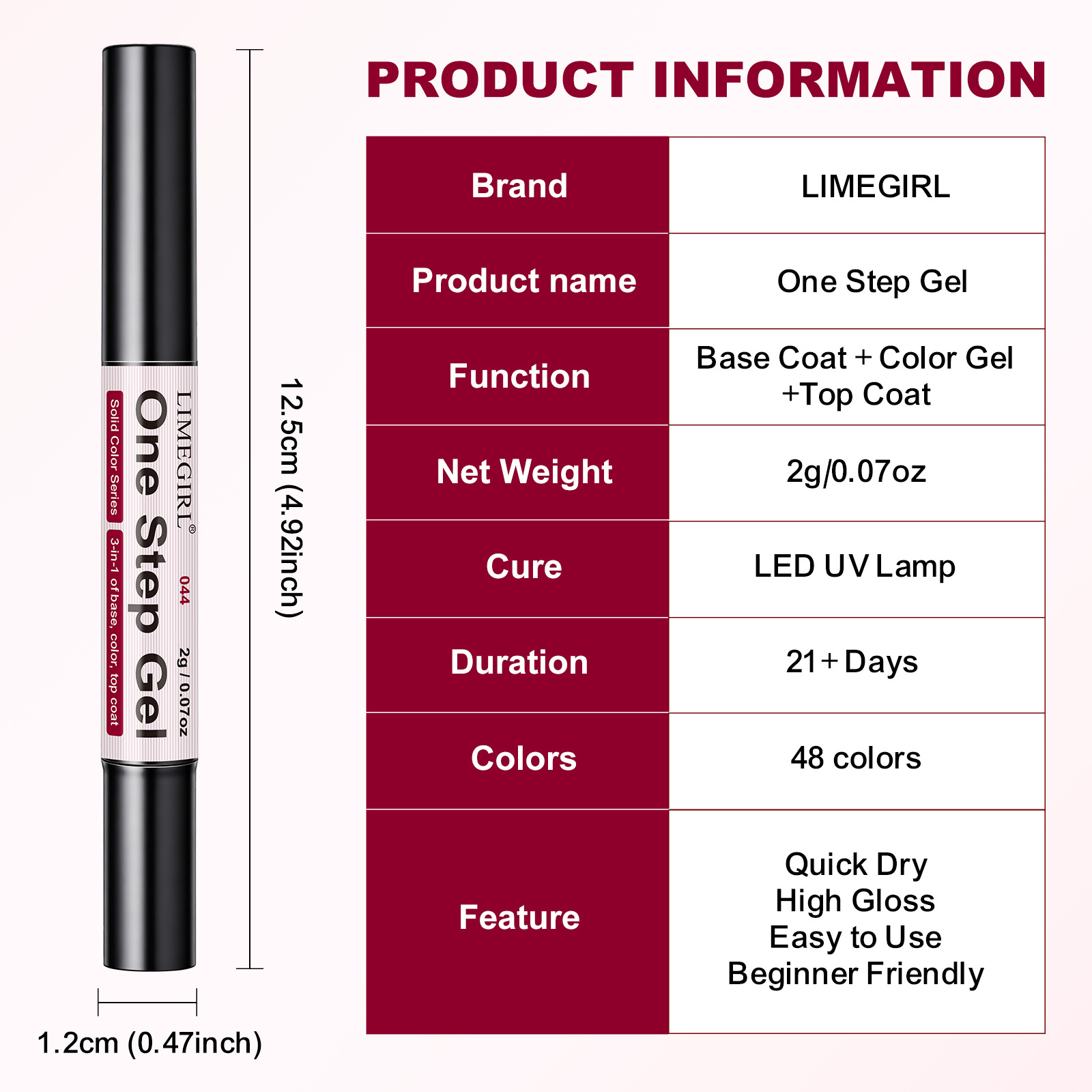 3 in 1 Gel Nail Polish Pen UV  - Nail Art One Stroke review and price