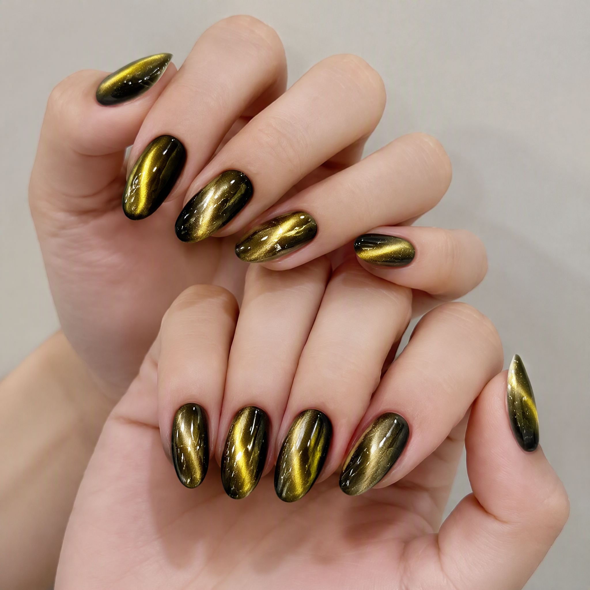 Hassleless Peacock Cat Eye Gel - Nail Art One Stroke review and price